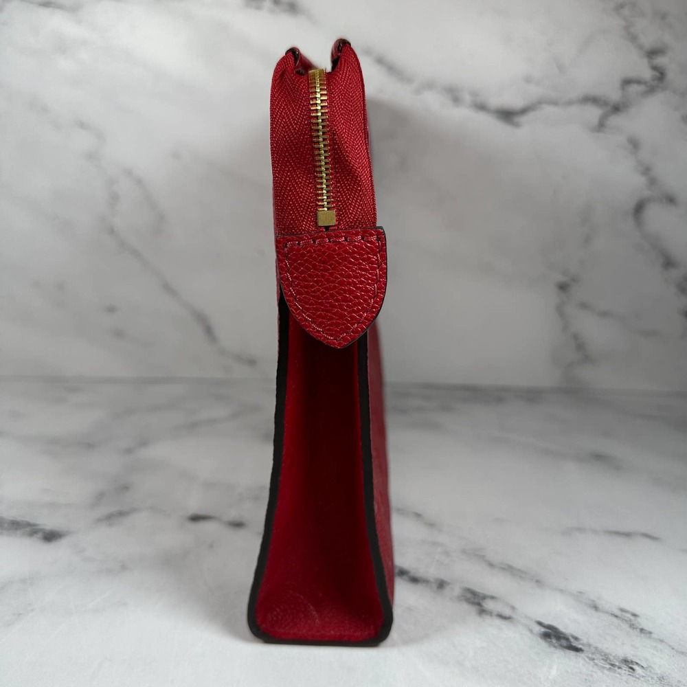 Louis Vuitton Scarlet Toiletry Pouch 26 Clutch bag Pochette Monogram Leather LV - Picture 6 of 13